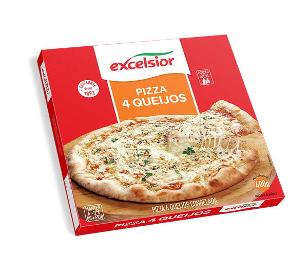 PIZZA EXCELSIOR  400GR 4 QUEIJOS