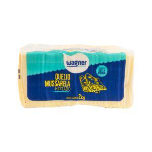 QUEIJO MUSSARELA FATIADO 2KG WAGNER