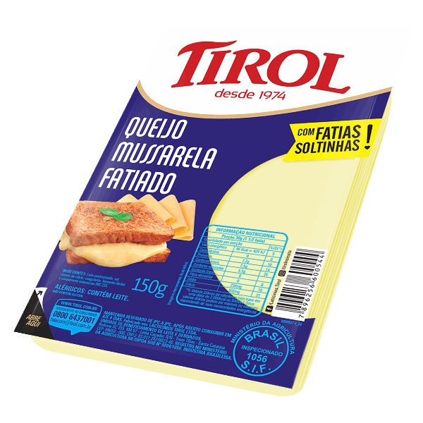 QUEIJO TIROL 150GR MUSSARELA