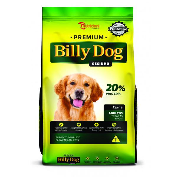 RACAO BILLY DOG 1KG ADULTO REFEICAO DIAR
