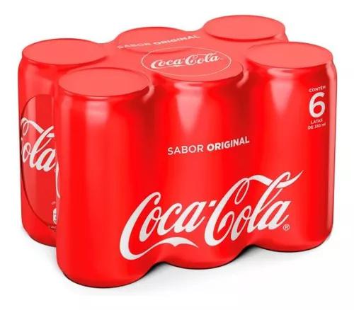 REFRIGERANTE COCA COLA 350ML TRADICIONAL CX C/8