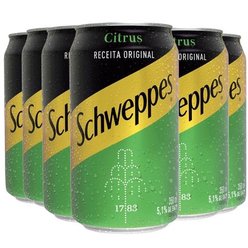 REFRIGERANTE SCHWEPPES CITRUS ORIGINAL 350ML CX