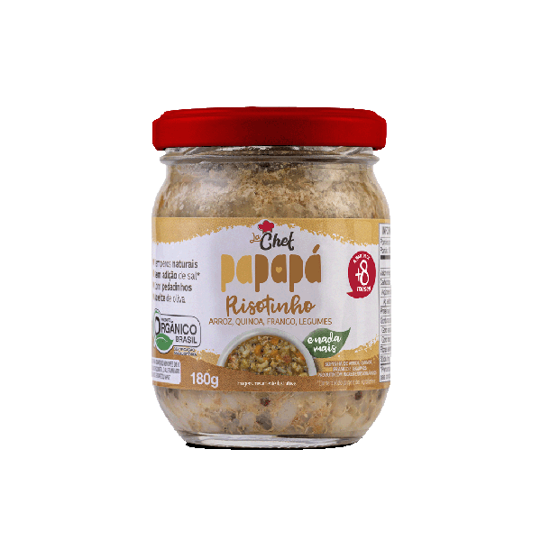 RISOTINHO PAPAPA 180GR ORG ARROZ QUINOA