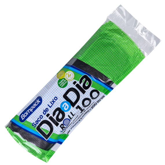 SACO DE LIXO BOMPACK 100LTS ROLL DIA A DIA