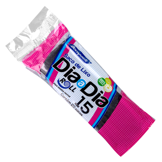 SACO DE LIXO BOMPACK 15LTS ROLL DIA A DIA