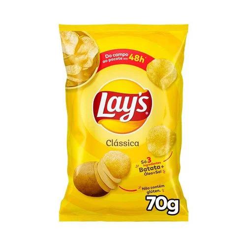 SALGADINHO LAYS 70GR CLÁSSICA