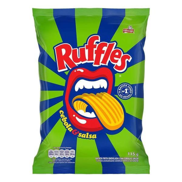 SALGADINHO RUFFLES 115GR CEBOLA