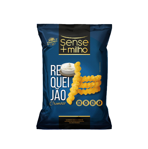 SALGADINHO SENSE+MILHO 80GR REQUEIJAO