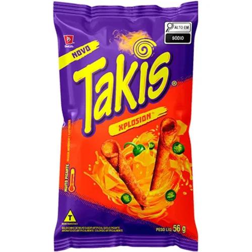 SALGADINHO XPLOSION TAKIS PACOTE 56G MIL