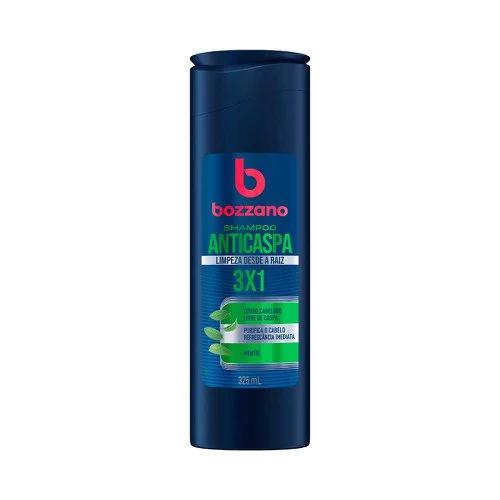 SHAMPOO BOZZANO 325ML ANTICASPA 3X1 MENTOL