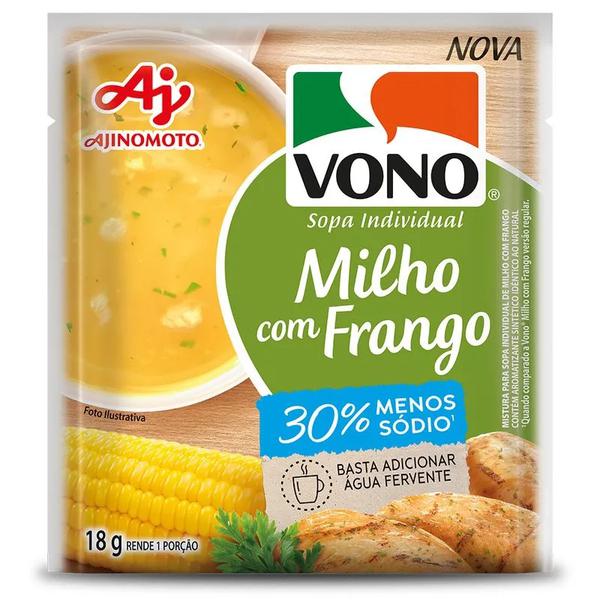 SOPA VONO 17GR MILHO C/FRANGO MENOS SODI