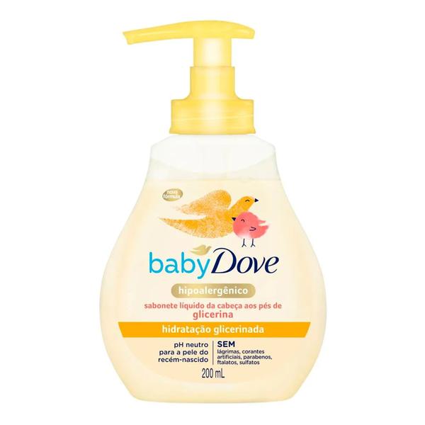STE LIQ DOVE BABY 200ML HIDRATACAO GLICE