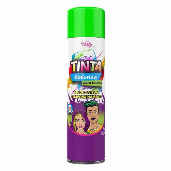 TINTA P/ CABELO MY PARTY 150ML VERDE BRA