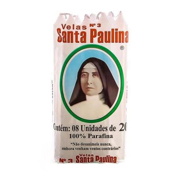 VELAS GUIA SANTA PAULINA N.3 C/8UND