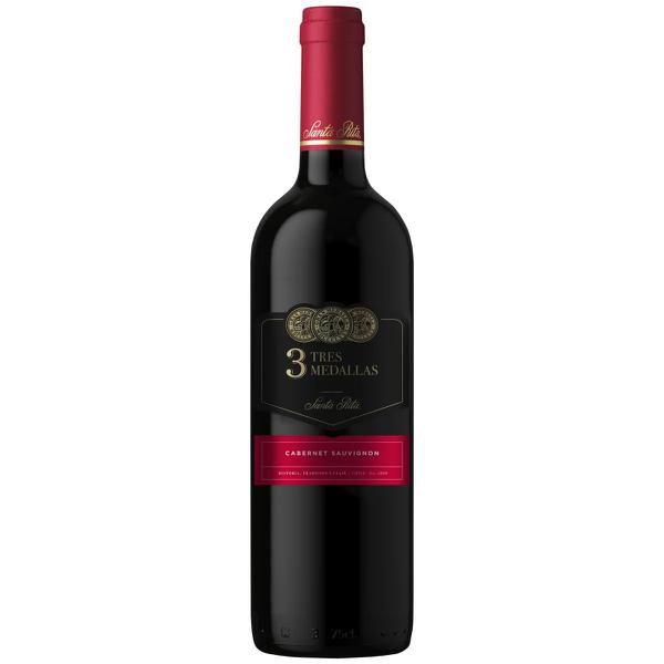 VINHO CHILENO TRES MEDALLAS C.SAUVIGNON