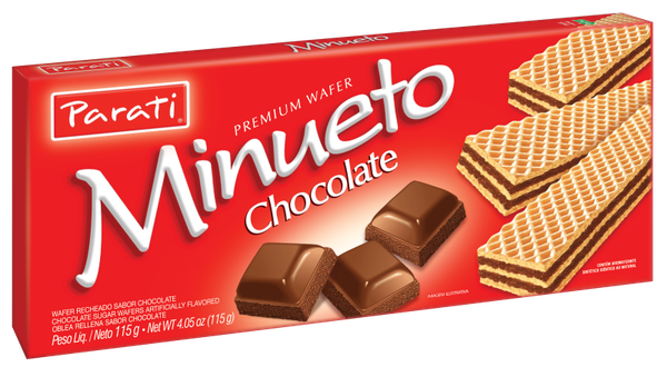 WAFER PARATI MINUETO 81GR CHOCOLATE