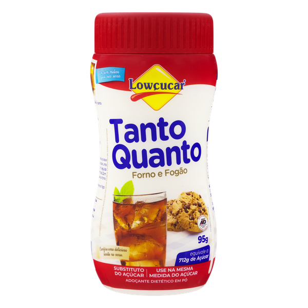 Adoçante em Pó Lowçucar Tanto Quanto Forno e Fogão Pote 95g