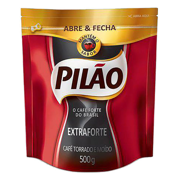 Café Torrado e Moído Extraforte Pilão Pouch 500g