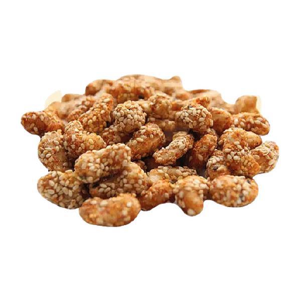 Castanha de caju caramelizada com gergelim - Adicione a cada 200g