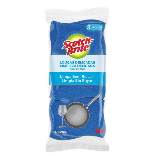 ESPONJA SCOTCH BRITE COZINHA AZUL 3UN