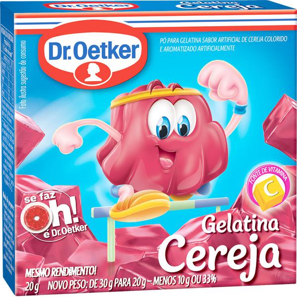 Gelatina Dr Oetker Cereja 20gr