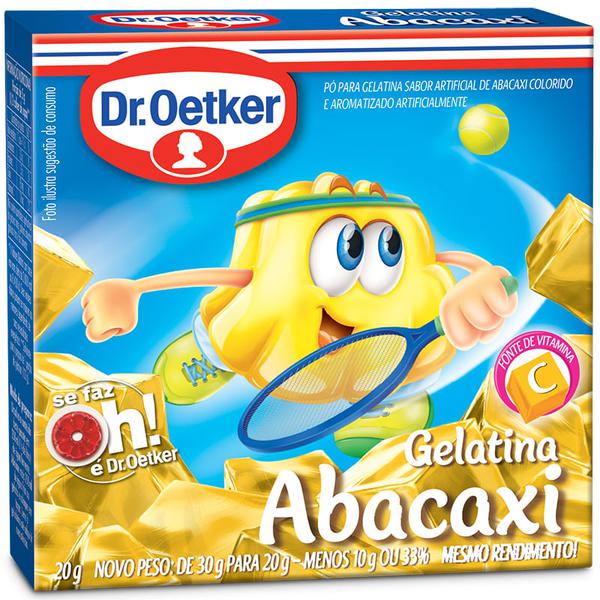 Gelatina em Pó Dr. Oetker Abacaxi 20gr