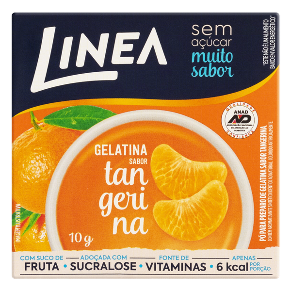 GELATINA LINEA ZERO TANGERINA 10G