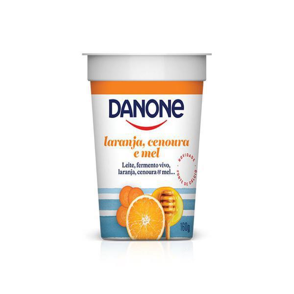 Iogurte Natural Danone 160ml - Laranja, Cenoura E Mel