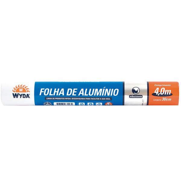 Papel Alumínio Wyda 30x4m 1un