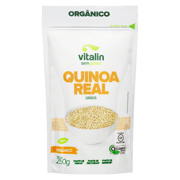 QUINOA REAL GRAOS ORGANICO VITALIN 250G