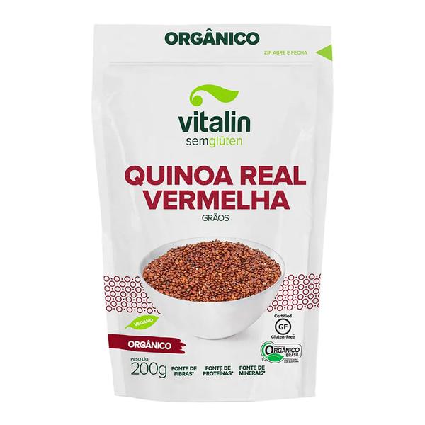 QUINOA REAL VERMELHA GRAOS VITALIN 120G