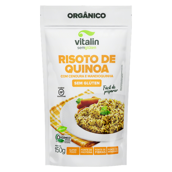 RISOTO DE QUINOA CENOURA MAND VITALIN 150G