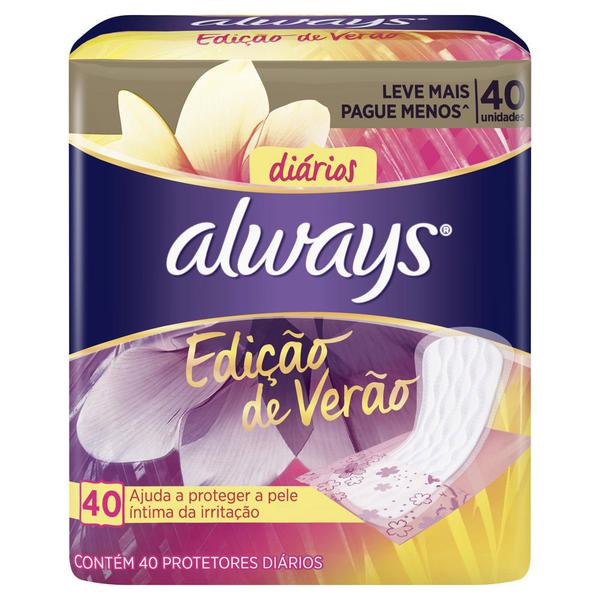 ABS ALWAYS P DIARIO C/40 ED VERAO