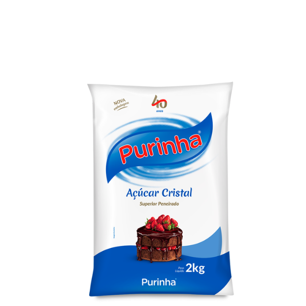 ACUCAR CRISTAL PURINHA 2KG