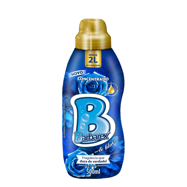 AMACIANTE BARBAREX CONC 500ML AZUL