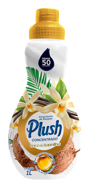 AMACIANTE PLUSH CONC 1L COCO E BAUNILHA