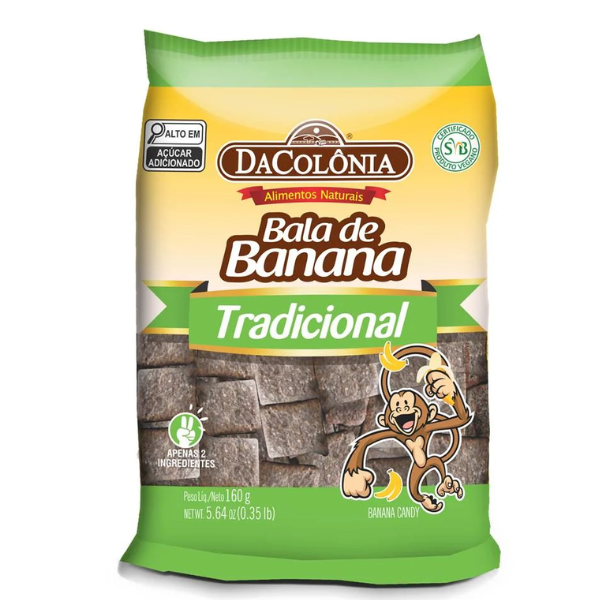 BALA DE BANANA DACOLONIA 160GR