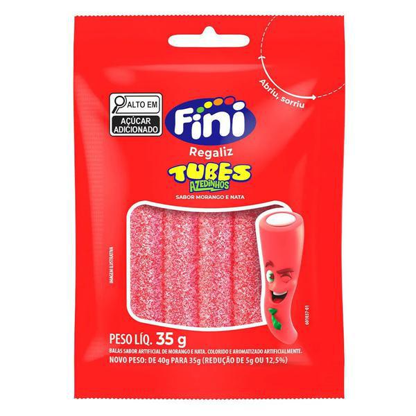 BALA GEL FINI 35GR TUBES MORANGO CITRICO