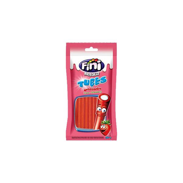 BALA GEL FINI 80GR TUBES MORANGO