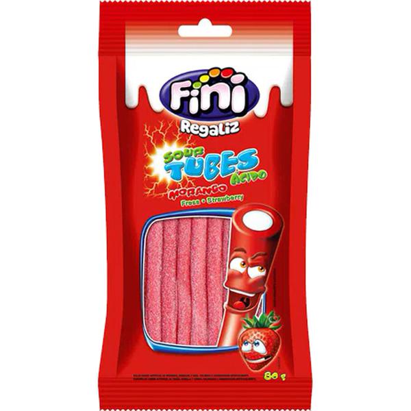 BALA GEL FINI 80GR TUBES CITRICO MORANGO