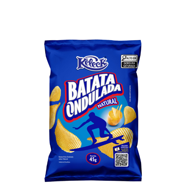 BATATA ONDULADA KELECK 45GR NATURAL