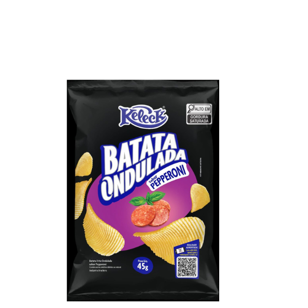 BATATA ONDULADA KELECK 45GR PEPPERONI