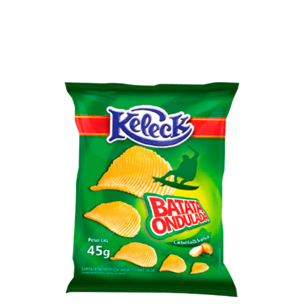 BATATA ONDULADA KELECK 45GR SALSA/CEBOLA