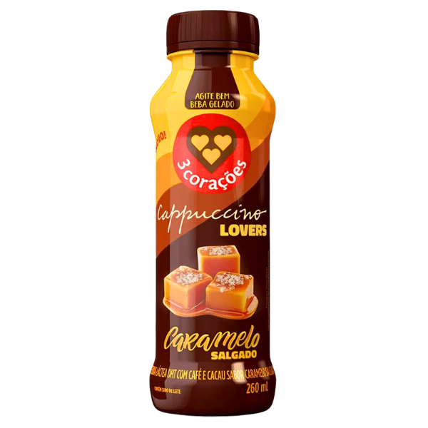 BEB LAC 3 CORACOES 260ML CARAMELO SALGADO