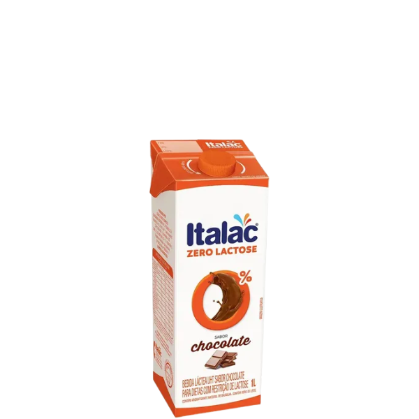 BEBIDA LÁCTEA UHT SABOR CHOCOLATE 1L ZERO LACTOSE ITALAC