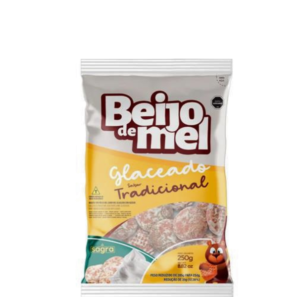 BISC BEIJO DE MEL 250GR NATURAL