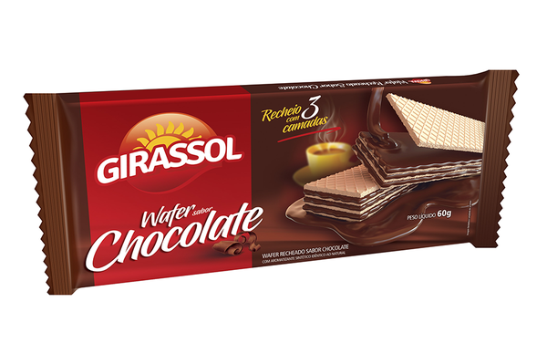 BISC GIRASSOL WAFER 60GR CHOCOLATE