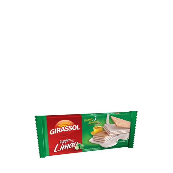 BISC GIRASSOL WAFER 60GR LIMAO