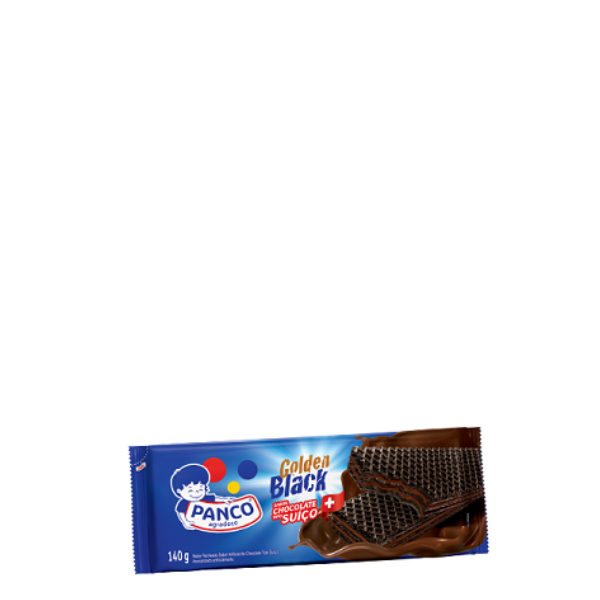 BISC GOLDEN BLACK WAFER 140GR CHOC SUICO