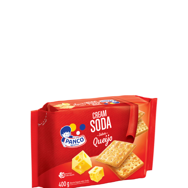 BISC PANCO 400GR CREAM SODA SAB QUEIJ